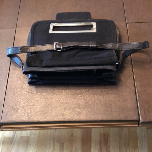 Vintage Gimbels Brothers Black Leather Purse - Picture 5 of 7